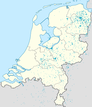 Kaart van Groningen met markeringen voor elke ondertekenaar